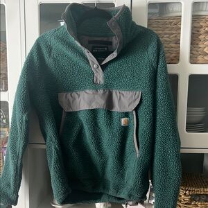 Carhartt Green Fleece Men's Sweater